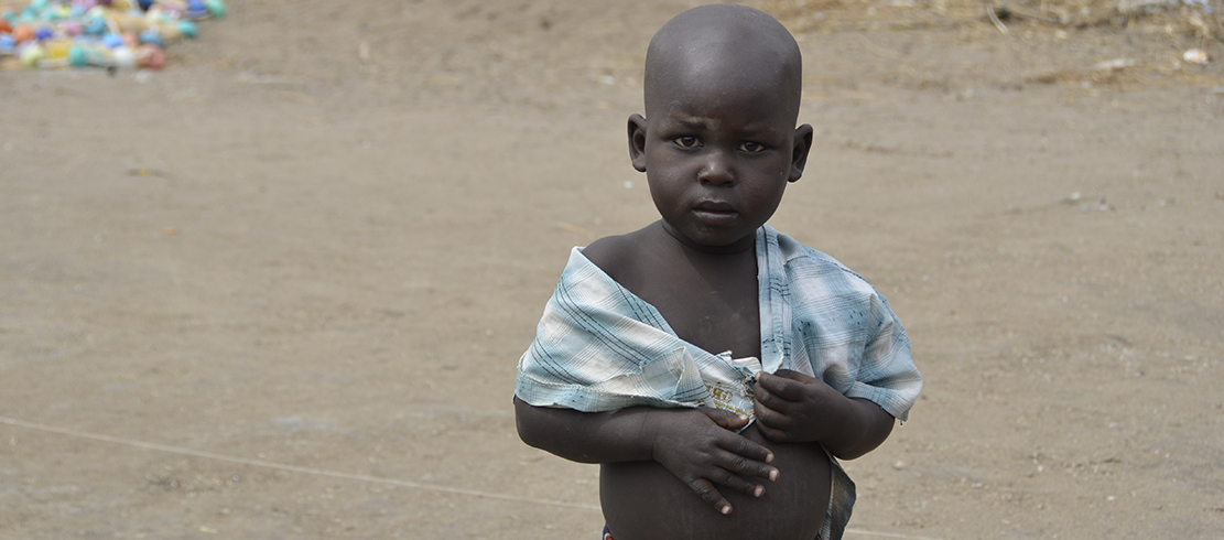 Bambino innocente dell'Uganda